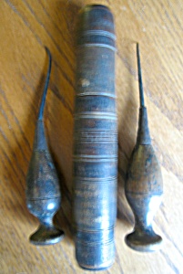 Antique Needle Case, Needles, And Hooks