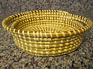 Papago Basket Oval Tray Bowl