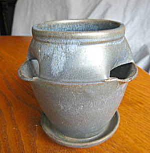Vintage Hand Thrown Herb Jar