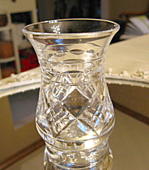 Signed Cut Crystal Posey Vase