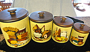 Ransburg Vintage Kitchen Cannister Set