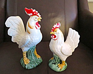 Japan Vintage Rooster And Hen