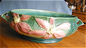 Vintage Roseville Clematis Vase