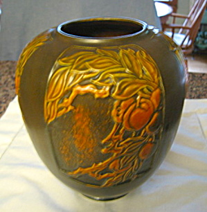 Antique Roseville Panel Vase