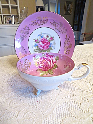 Royal Halsey Footed Rose Teacup