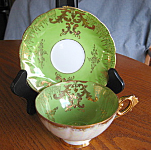 Royal Sealy Striking Green Teacup