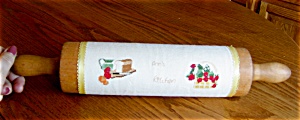 Fat Rolling Pin And Cheesecloth Cover