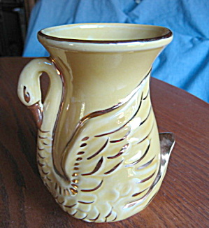 Vintage Shawnee Pottery Swan Vase