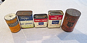 Vintage Spice Tins