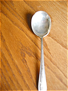Vintage Monogramed Sterling Silver Spoon