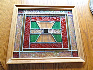 Framed Stained Glass Panel