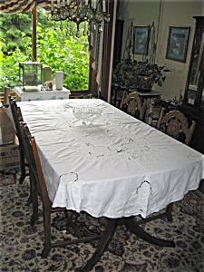 Battenberg Lace Tablecloth