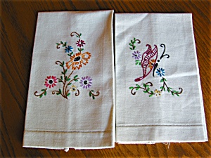 Vintage Linen Tea Towels