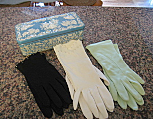 Vintage Daher Tin W/gloves