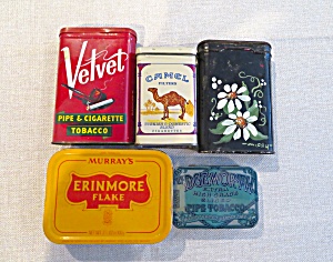 Vintage Tobacco Tin Assortment