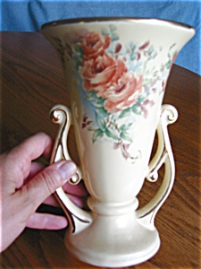 Vintage Artist Signed Usa Vase