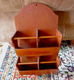Vintage Wood Display Rack