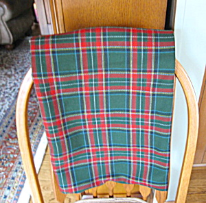 Wool Plaid Tablecloth
