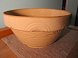 Yellow Ware Vintage Kitchen Bowl
