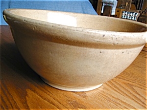 Early Yellow Ware Large Bowl
