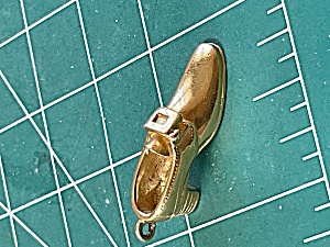 Vintage 14k Buckle Shoe Charm