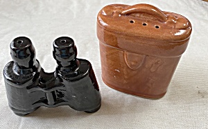 Binoculars & Case Salt & Pepper Shakers