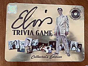 Elvis Trivia Game Sealed In Tin