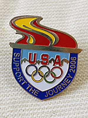 Visa Pin Support The Journey 2006 Olympics