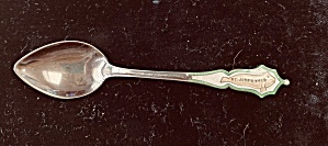 Vintage Enamel Sterling St Johns Nfld Demi Tasse Spoon