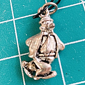 Popeye's Friend Wimpy Rare Vintage Sterling Charm