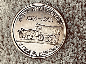 1981 Souvenir Anniversary Coin - Montana