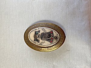 Vintage 1926 Sesquicentennial Oval Compact