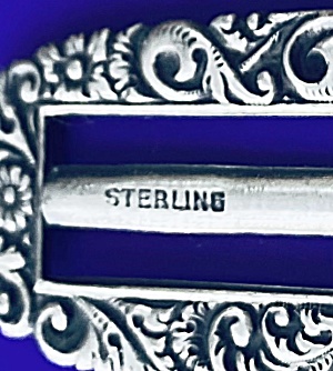 Signed Sterling Belt Buckle