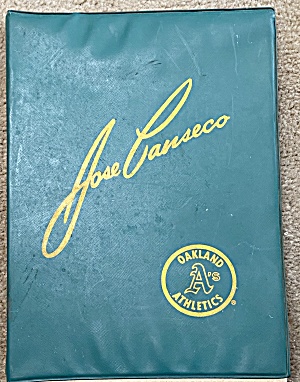 Vintage Jose Conseco Album And Cards
