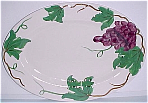Pacific Pottery Grape Decorated Platter