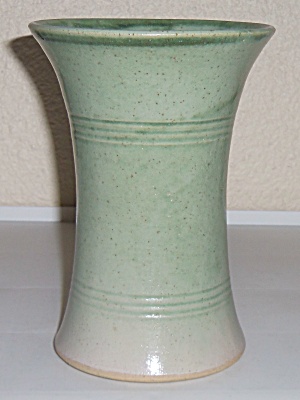 Pacific Pottery Early Green Wheel Thrown Carnation Vase