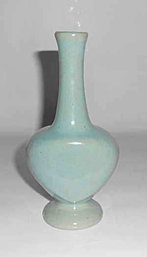 Zanesville Stoneware Pottery Seacrest Green Bottle
