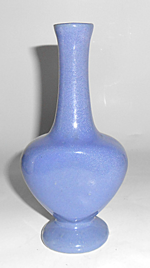 Zanesville Stoneware Pottery Delph Perfume Bottle Mint