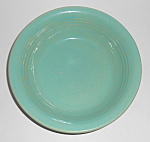 Garden City Pottery Green Ring Cereal Bowl Mint