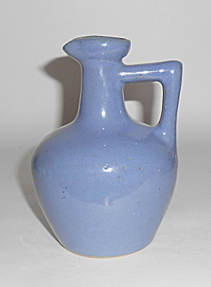 Zanesville Stoneware Pottery Company Small Blue Ln Jug