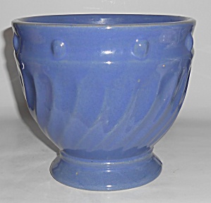 Zanesville Stoneware Pottery Gloss Blue #309 Jardiniere
