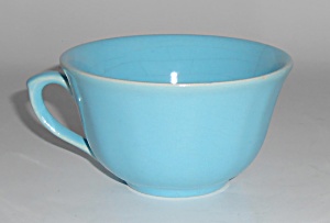 Catalina Island Pottery Turquoise 8-sided Cup