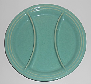 Pacific Pottery Hostess Ware #603 Green Relish Tray