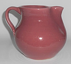 Zanesville Stoneware Pottery Gloss Rose #51 Wheel Throw
