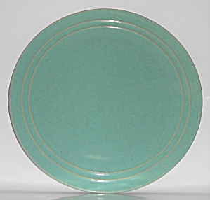 Pacific Pottery Hostess Ware 16'' Green Cake Plate
