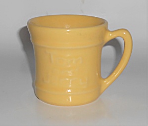 Pacific Pottery Hostess Ware Yellow Tom & Jerry Mug