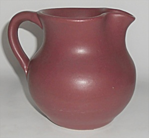 Zanesville Stoneware Pottery Matte Rose #581 Pitcher