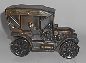Vintage Copper 1910 Stanley Steamer Bank