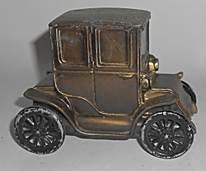 Vintage Copper/brass 1910 Baker Electric Car Bank