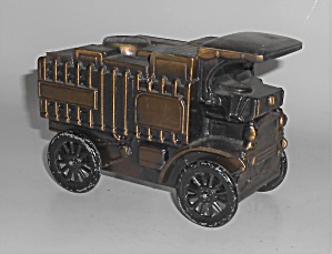 Vintage 1906 Mack Truck Copper/brass Bank